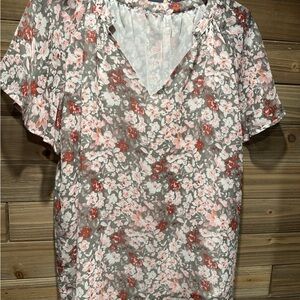 Floral Print Women's Top